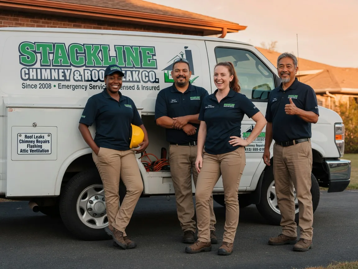 Chimney flashing repair company in Sciota, PA